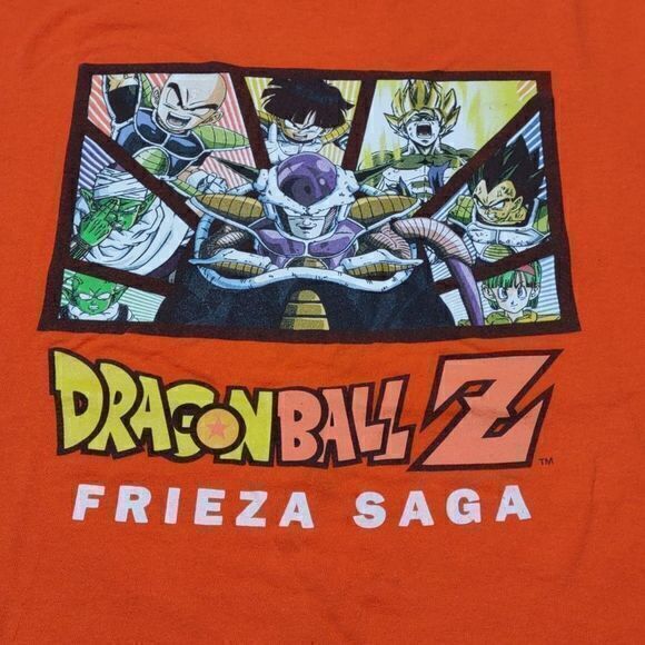 Other - Dragon Ball‎ Z Frieza Saga T-Shirt Orange Sz L